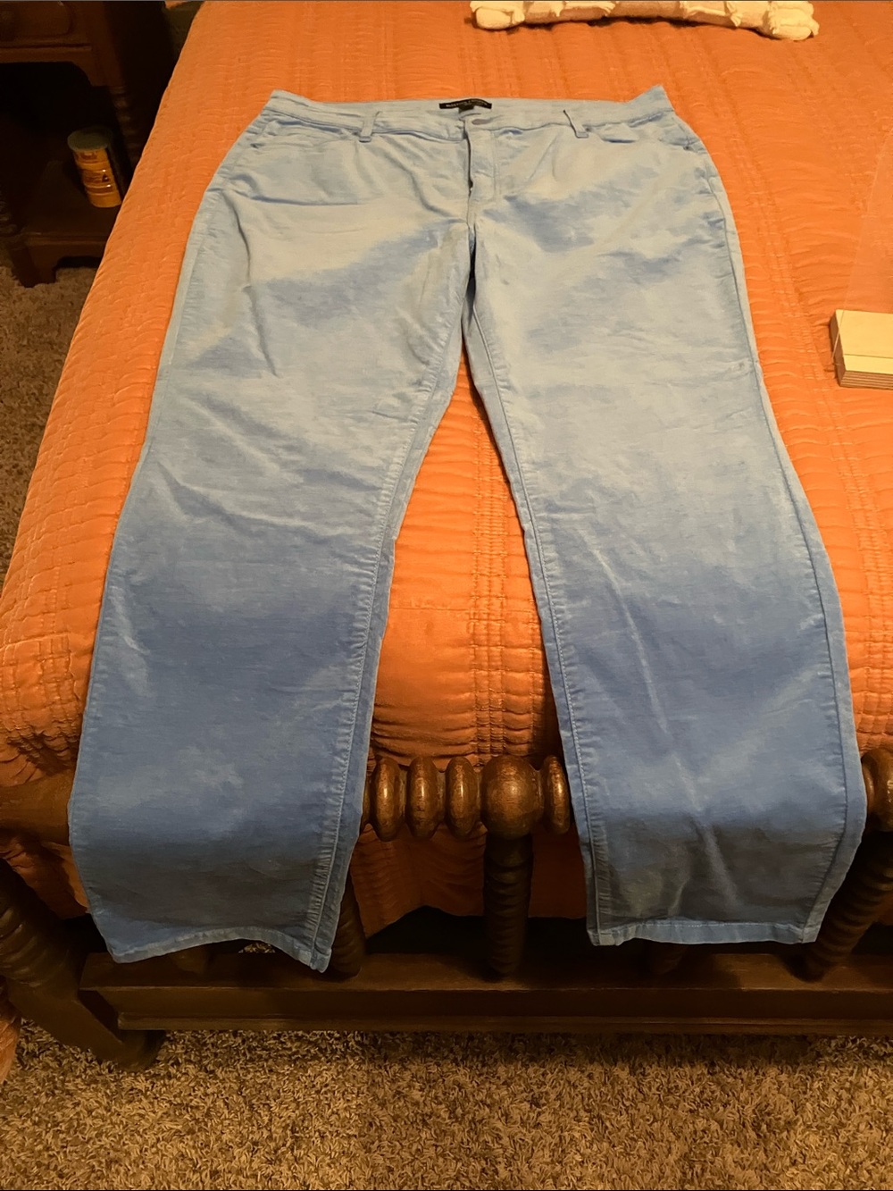 Boston Proper Light Blue Casual Trousers